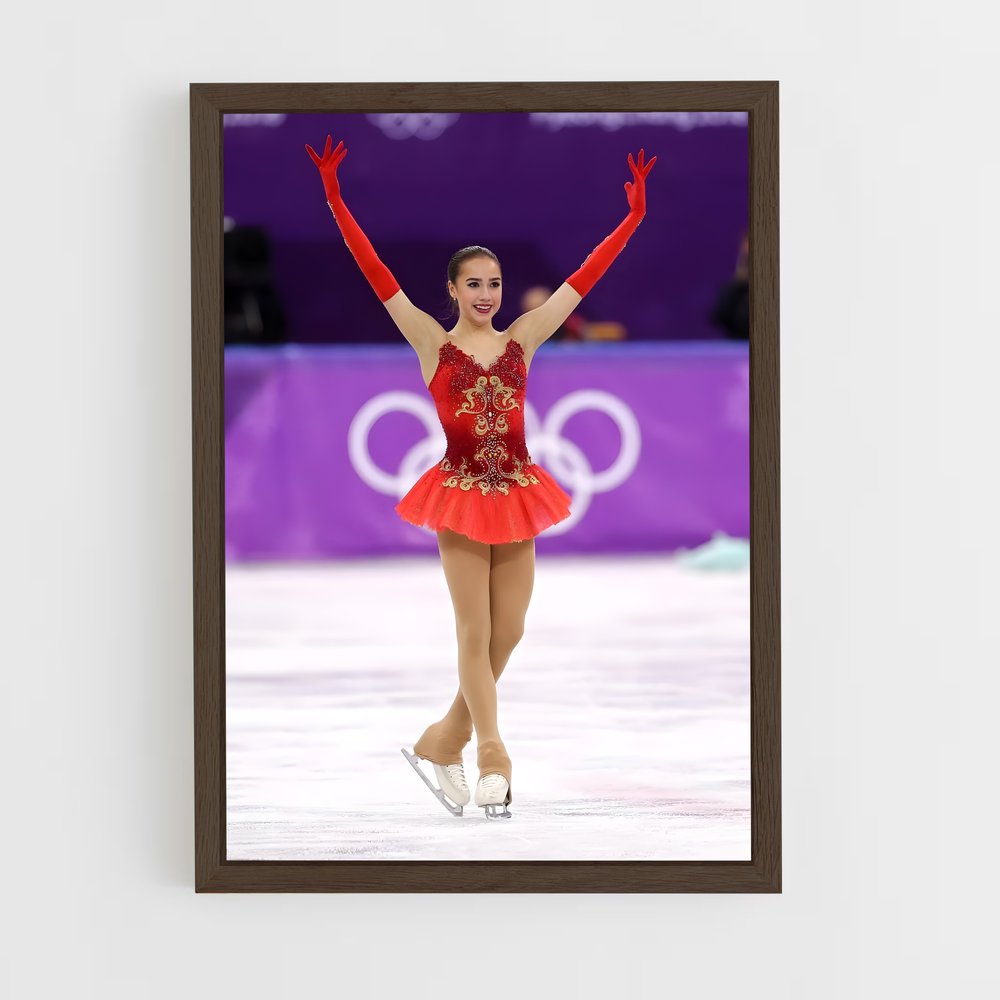 Poster La Danse des Glaces – affiche Patinage artistique (vue 5)
